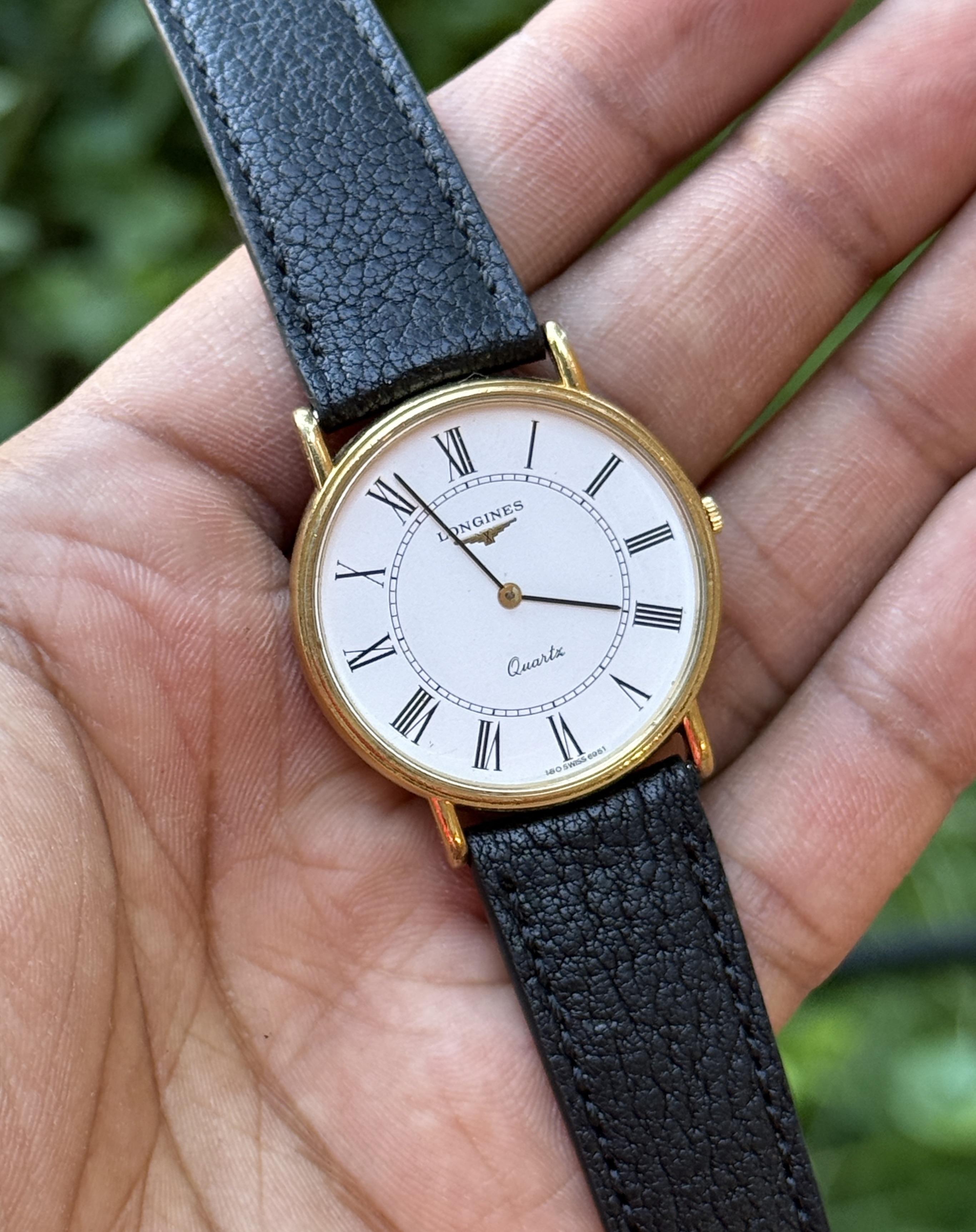 Longines Quartz 6951 32.5mm L150.4 Quartz Gold Plated Vintage Dress Watch