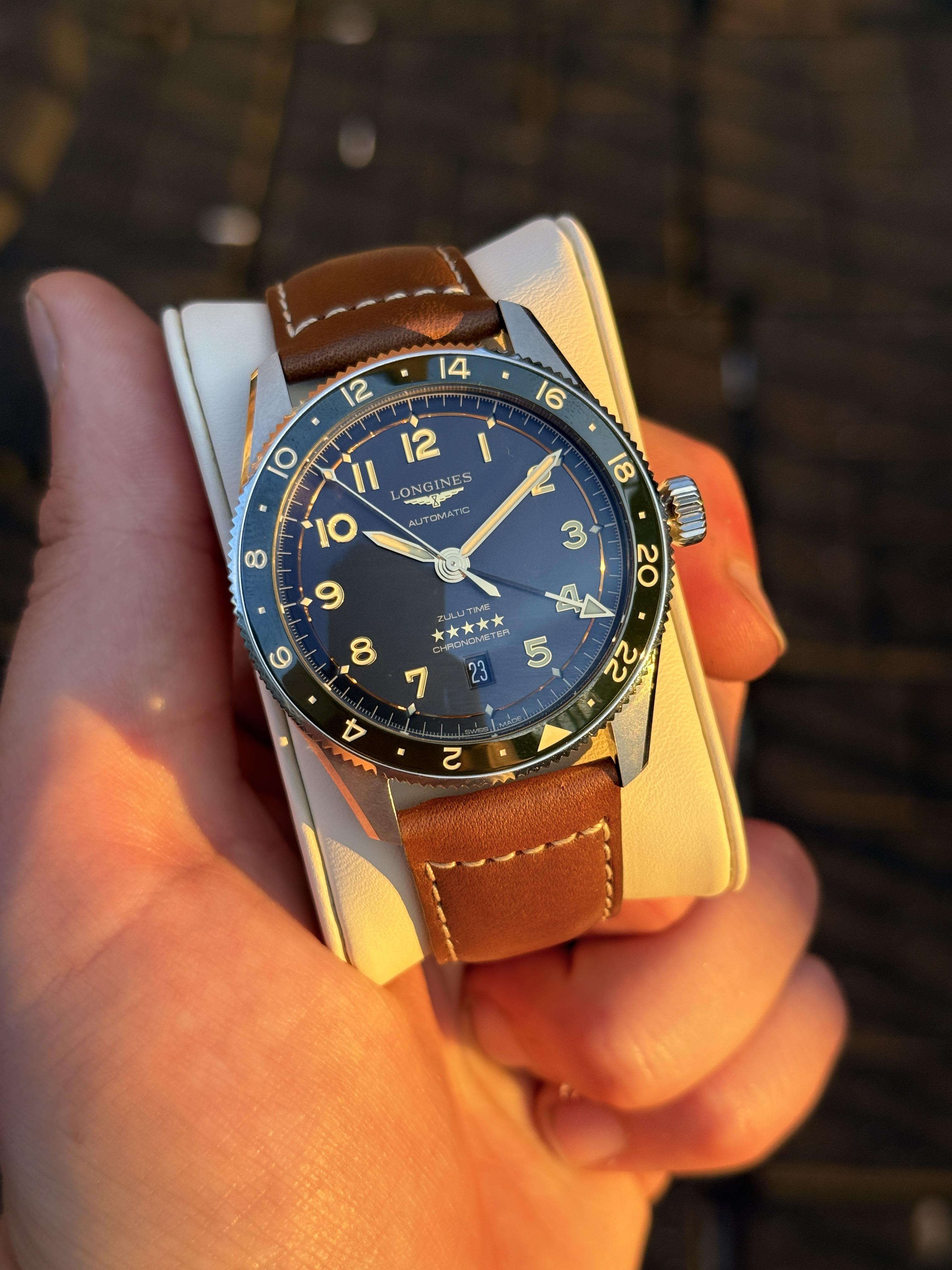 Longines Spirit Zulu Time 42mm Automatic GMT