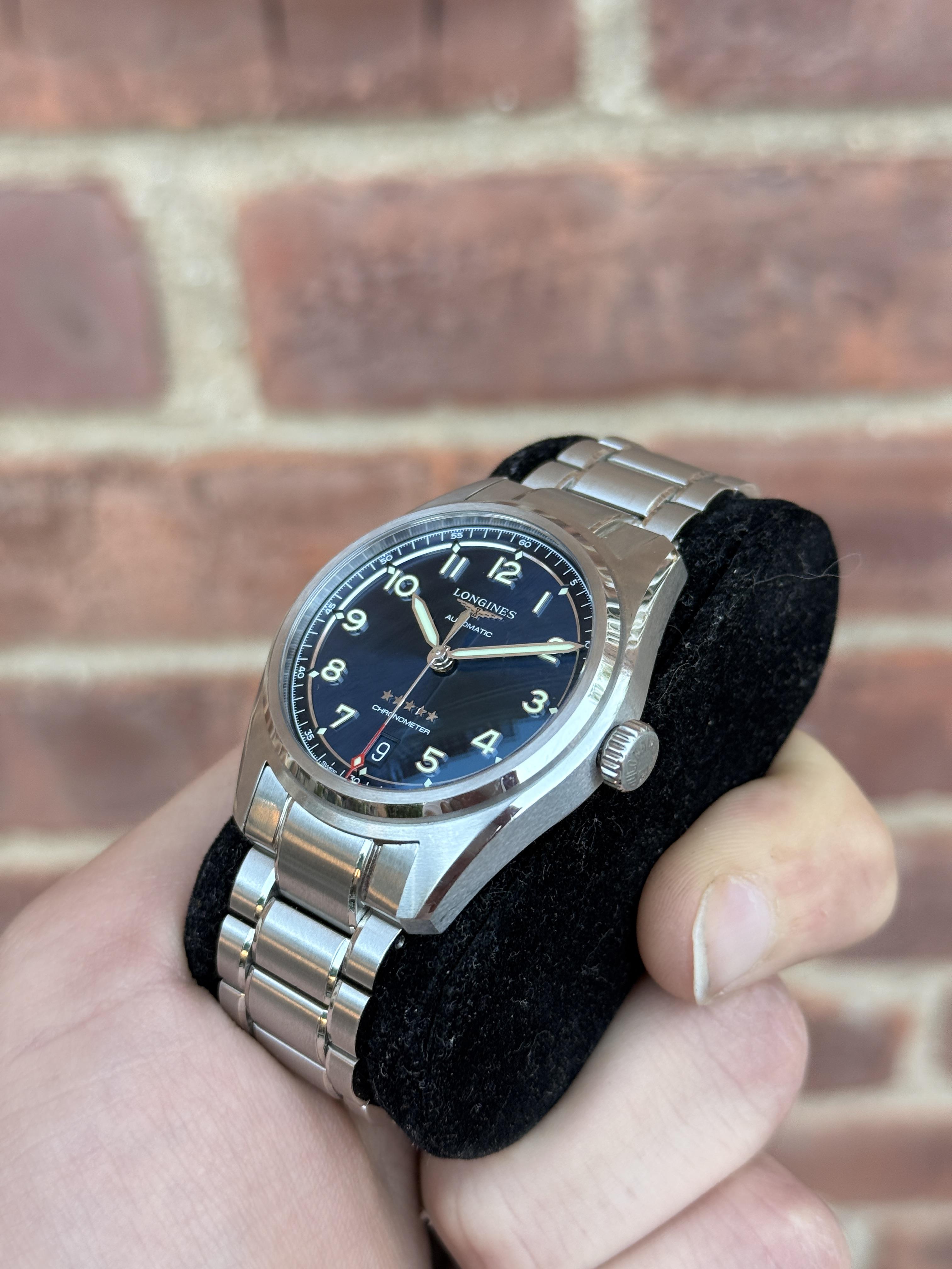Longines Spirit 37mm Navy