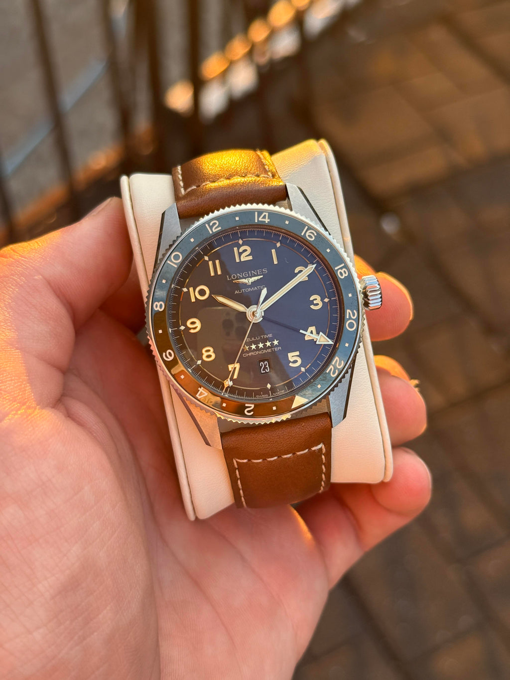 Longines Spirit Zulu Time 42mm Automatic GMT