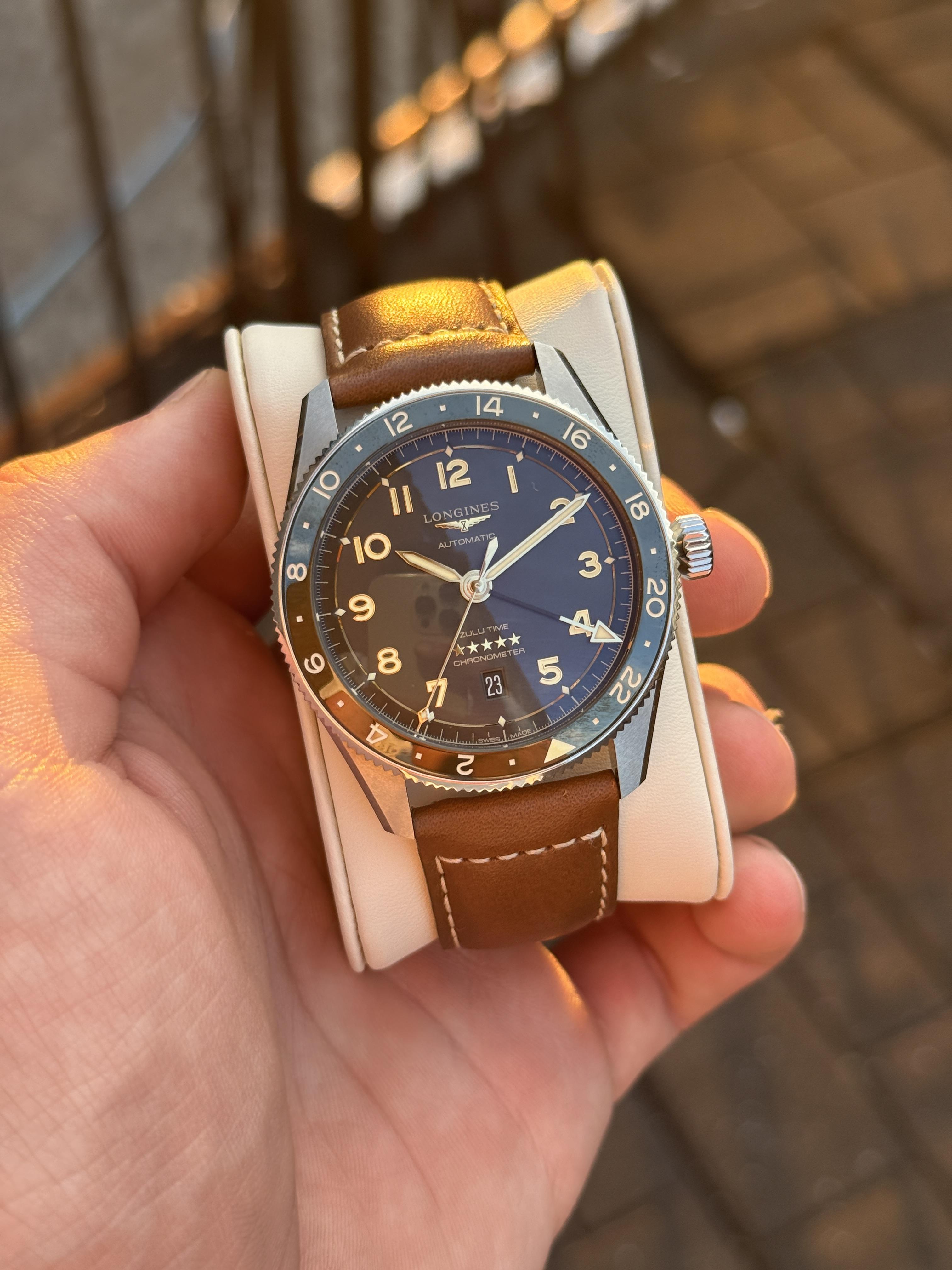 Longines Spirit Zulu Time 42mm Automatic GMT