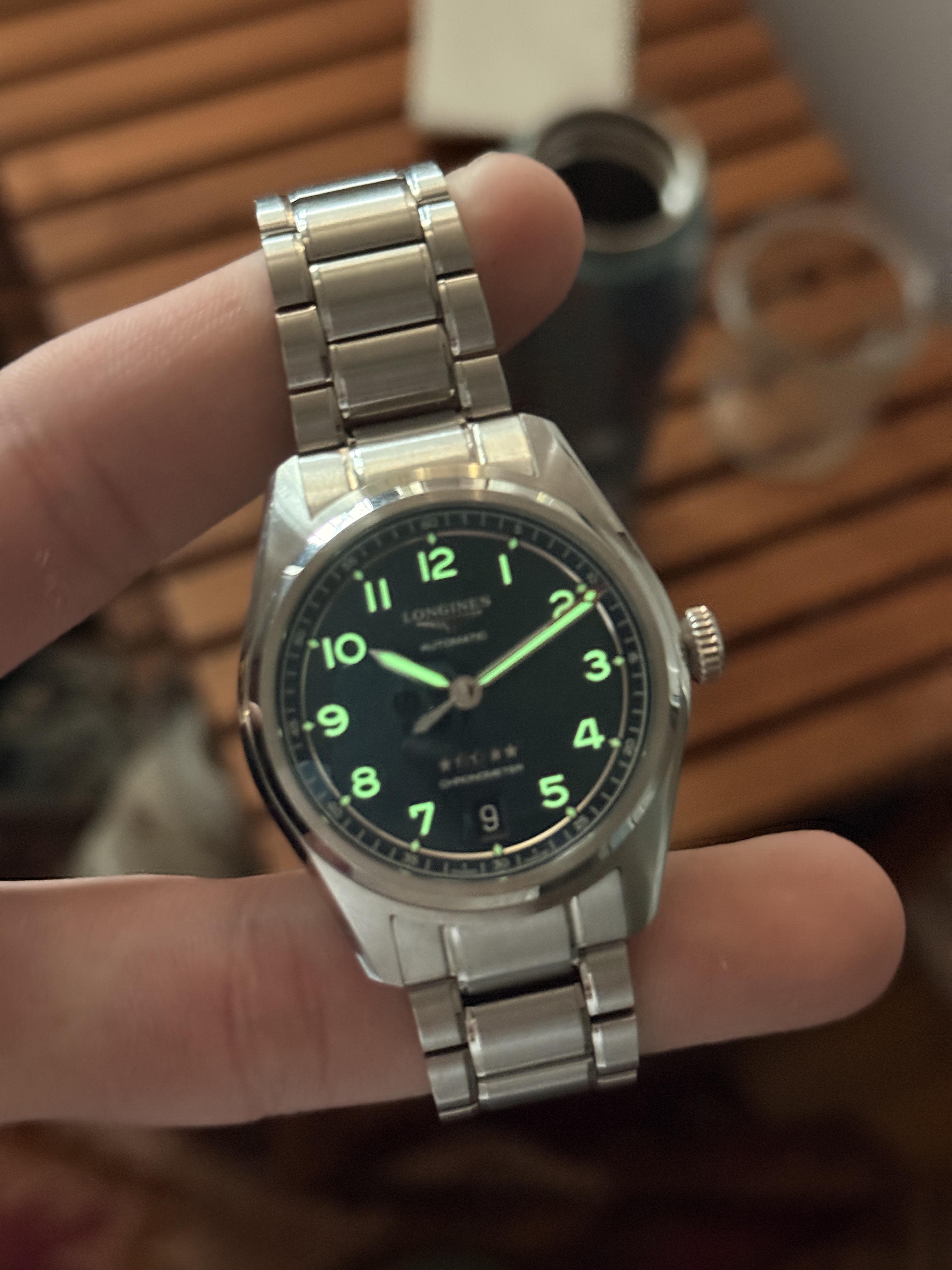 Longines Spirit 37mm Navy