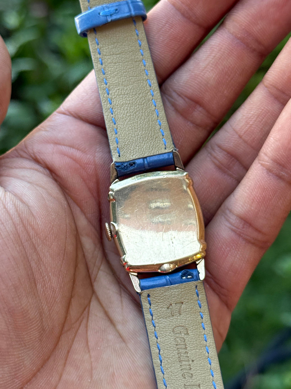 Longines 10L Gold Filled Manual Wind Tank Watch 25mm