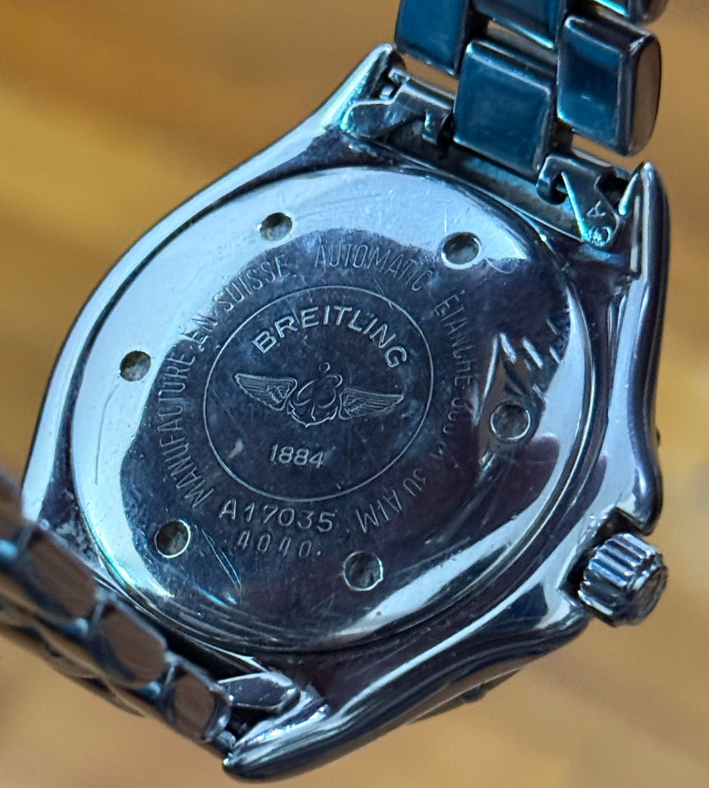 Breitling Colt Automatic A17035 White Dial Steel Diver