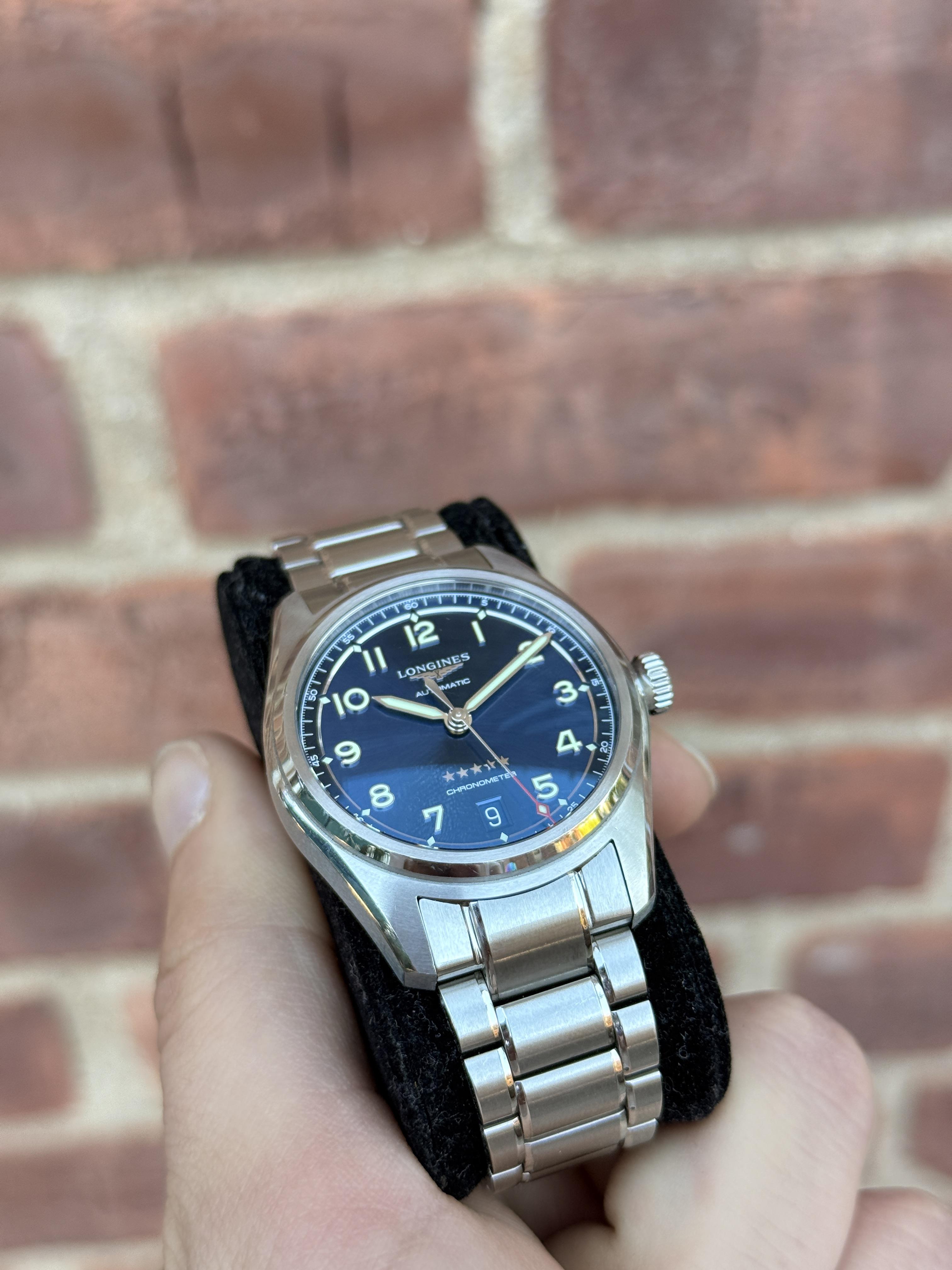 Longines Spirit 37mm Navy