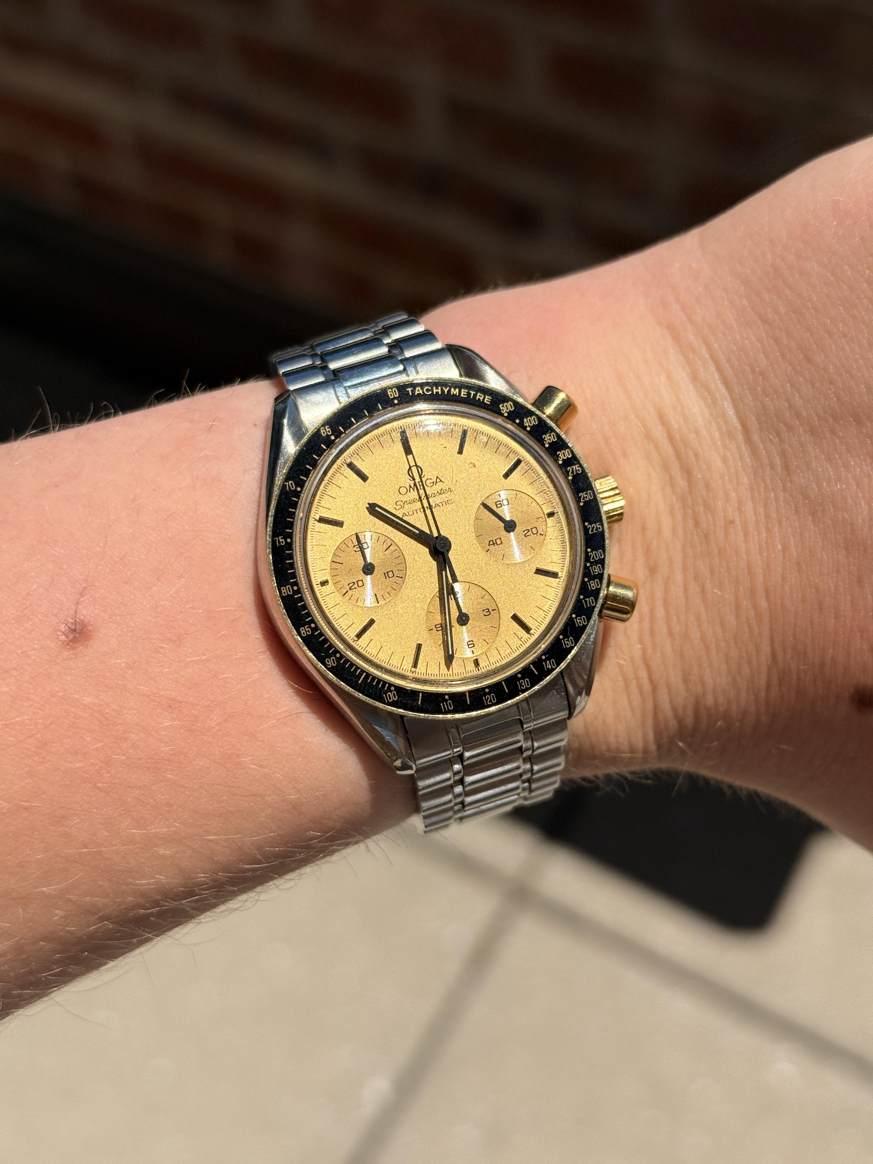 Omega Speedmaster 18k/SS 3310.10 with FRESH SERVICE