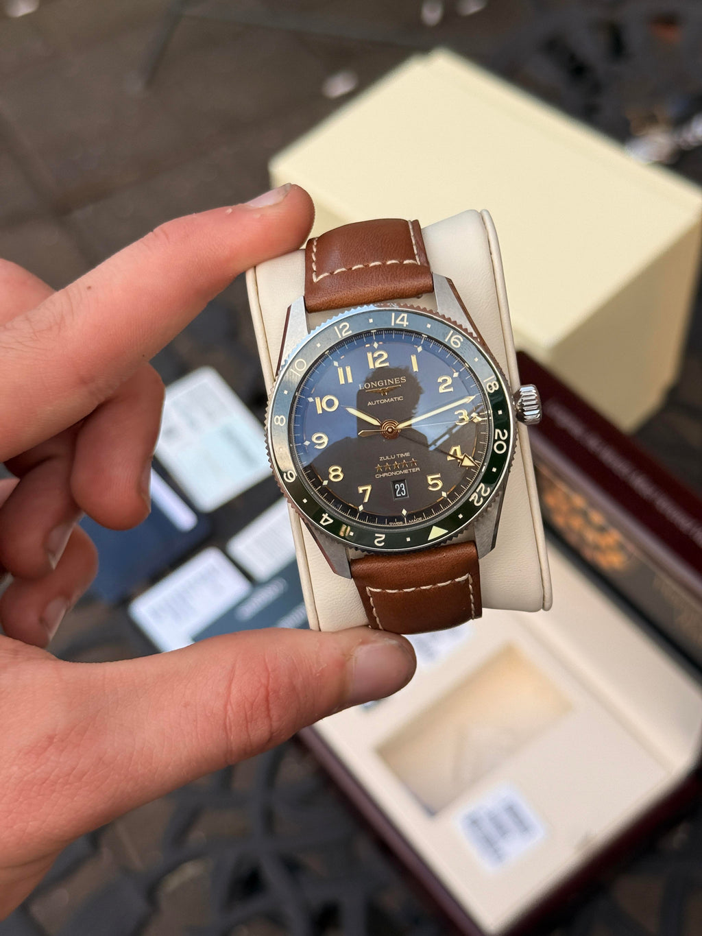 Longines Spirit Zulu Time 42mm Automatic GMT
