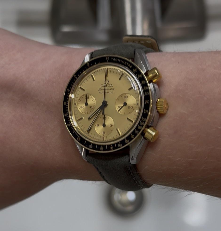 Omega Speedmaster 18k/SS 3310.10 with FRESH SERVICE