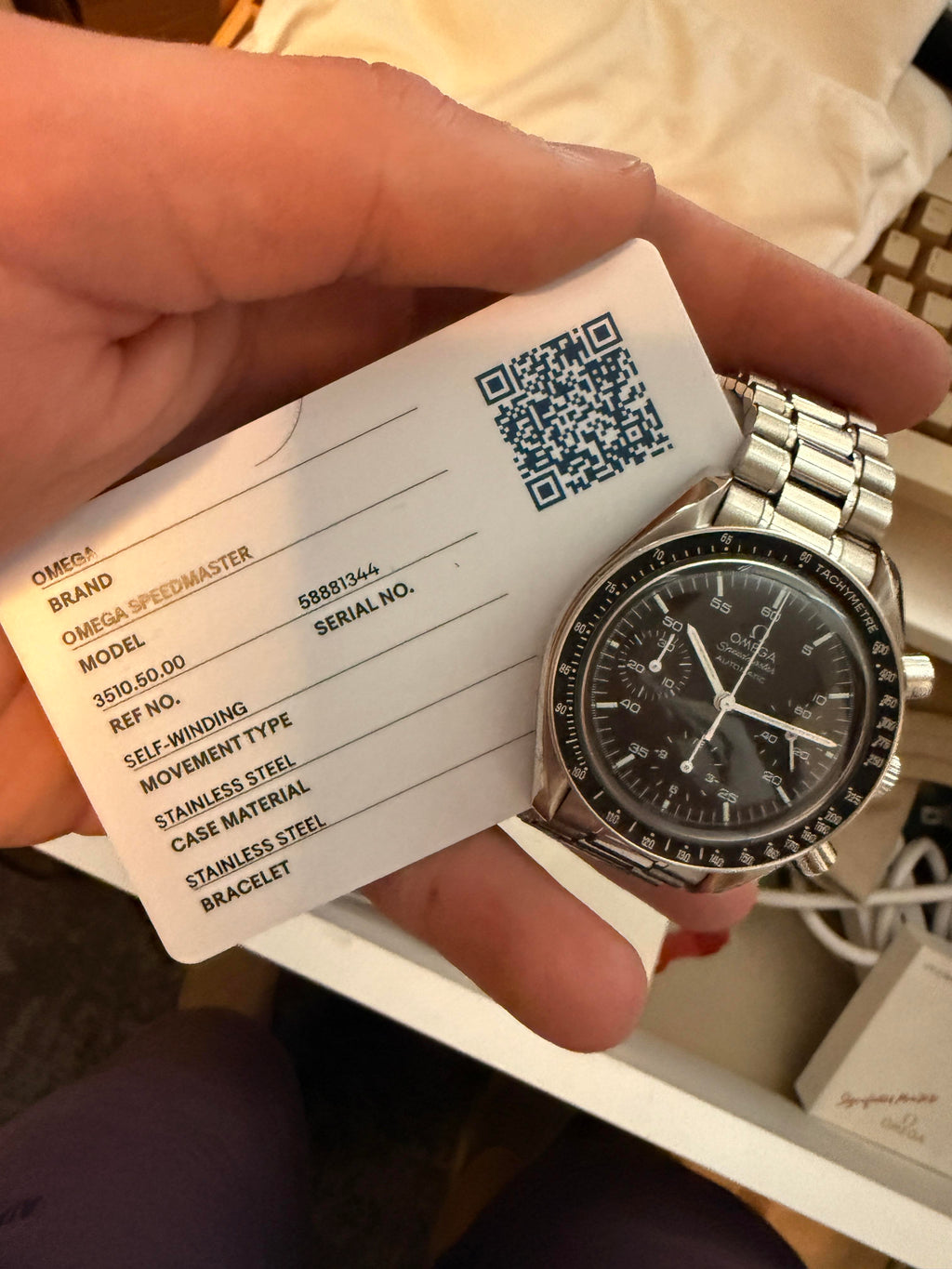 Omega Speedmaster Reduced 3310.10 w/ Box