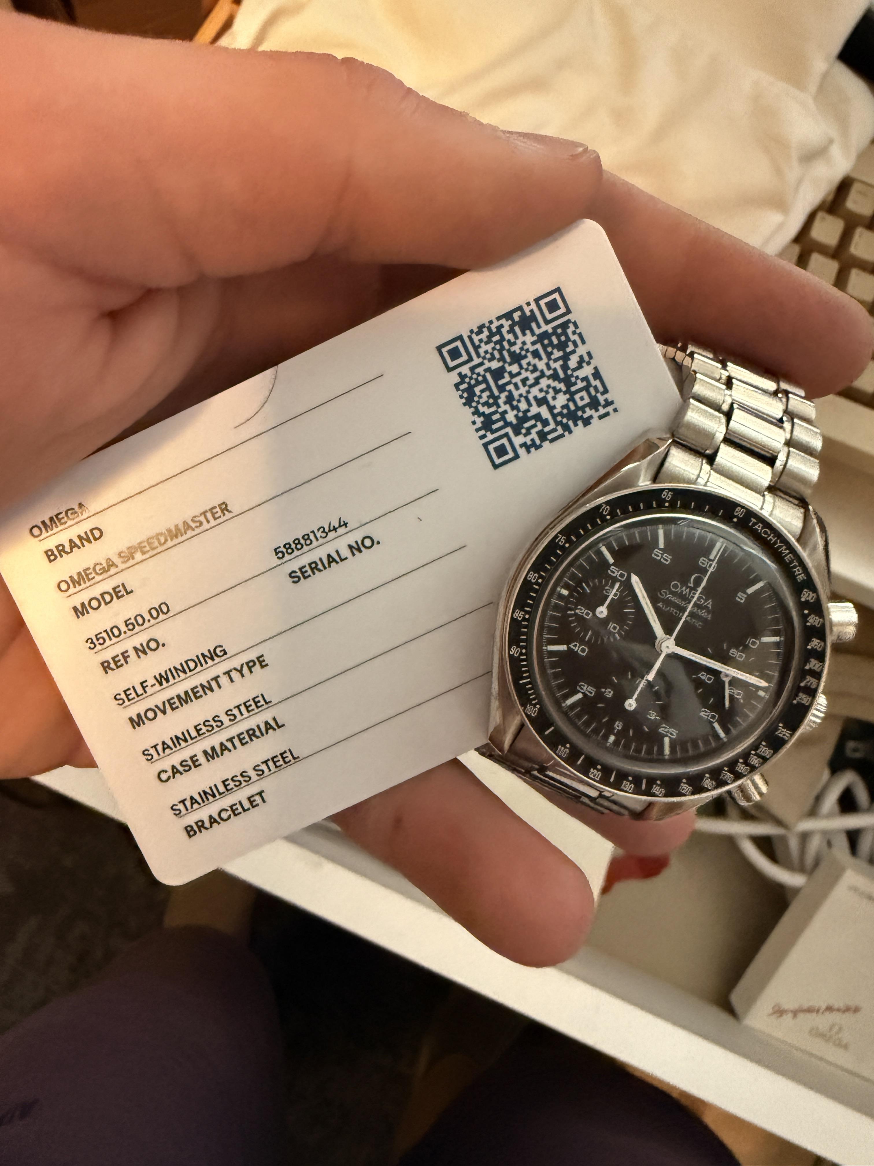 Omega Speedmaster Reduced 3310.10 w/ Box