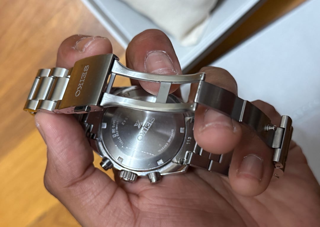 Seiko Prospex Speedtimer SSC819 Black Dial Solar Chronograph