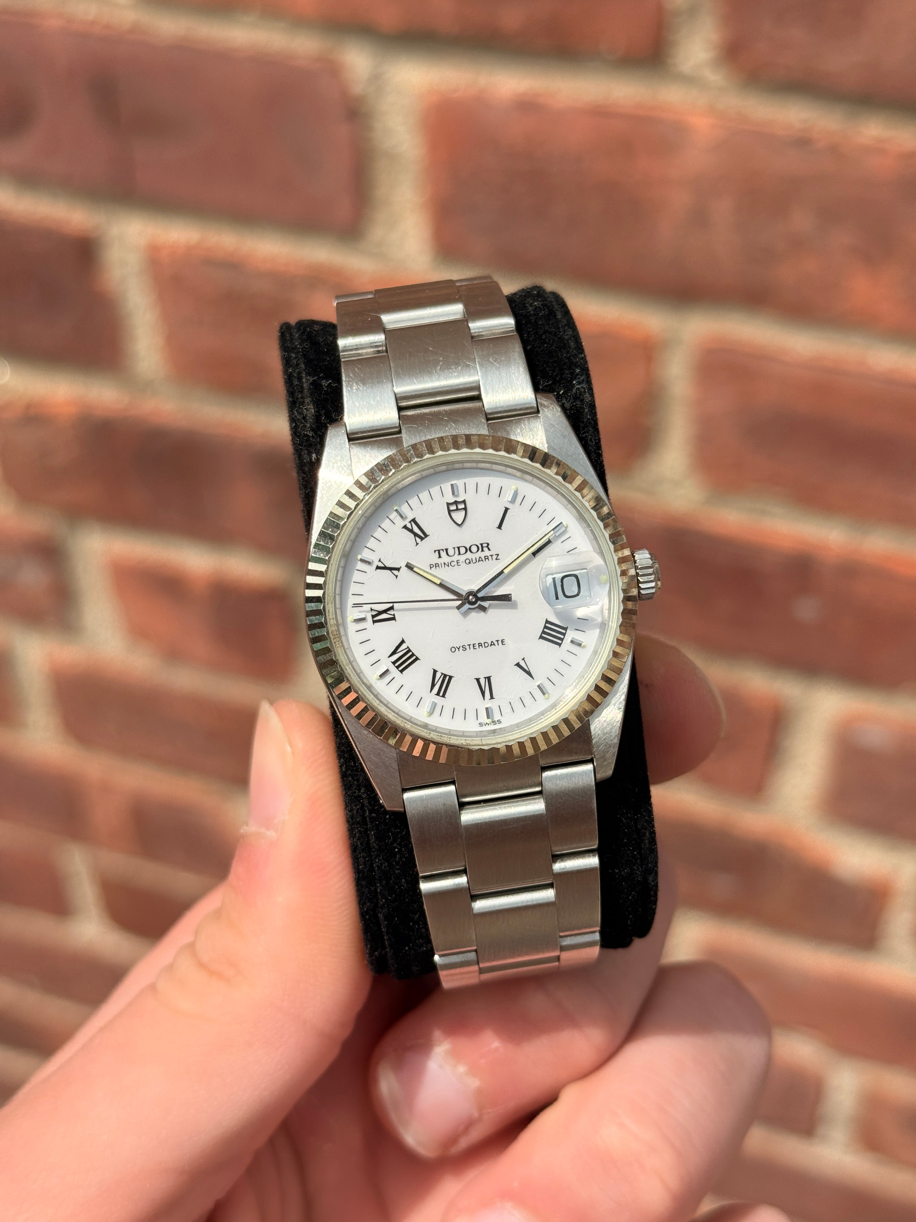 Tudor Prince Quartz Oyster Date Buckley Dial 84134