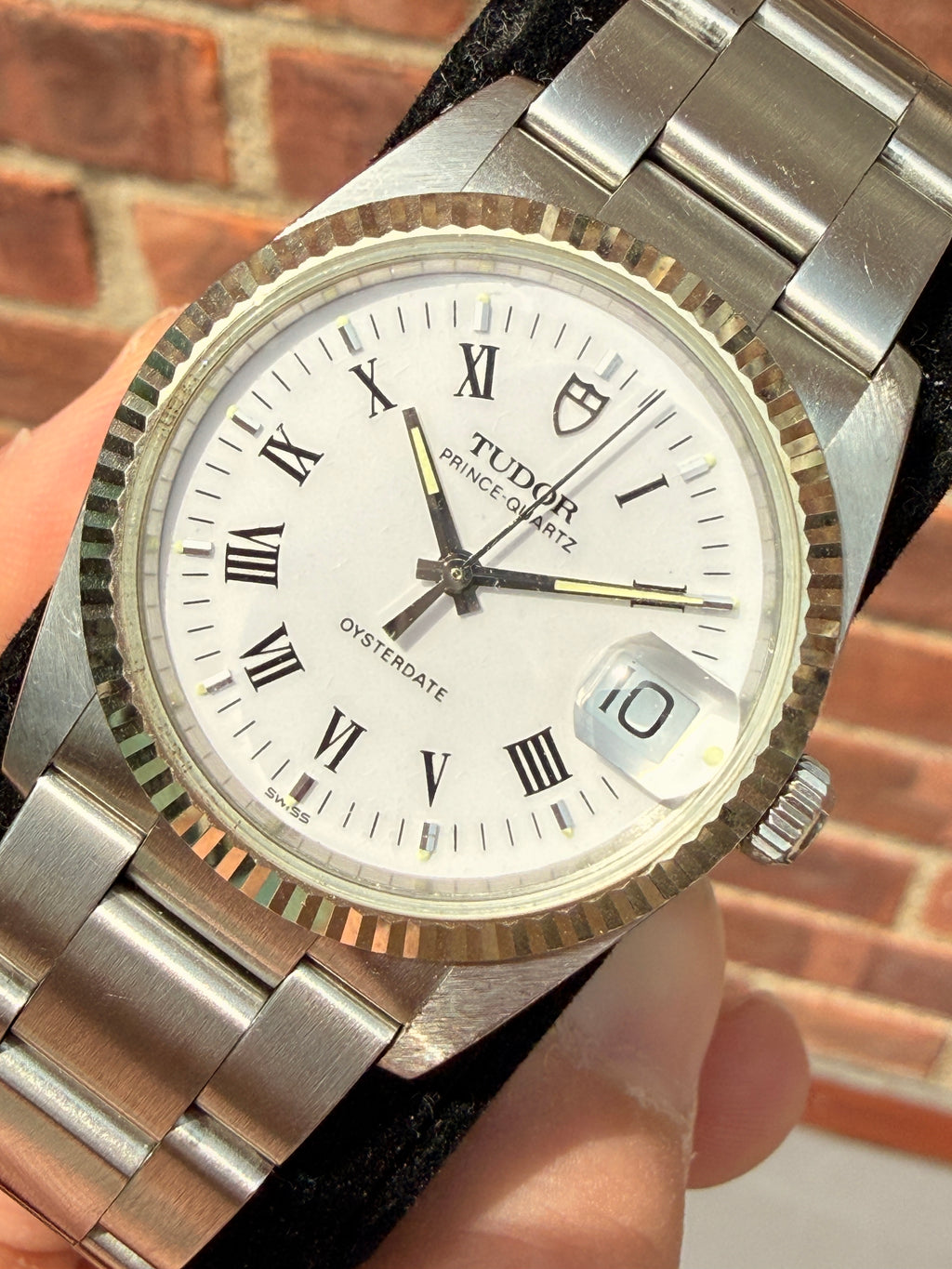 Tudor Prince Quartz Oyster Date Buckley Dial 84134