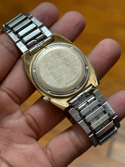 Bulova Accutron 2182 36mm Tuning Fork 10k Gold Plated Electronic Vintage Watch