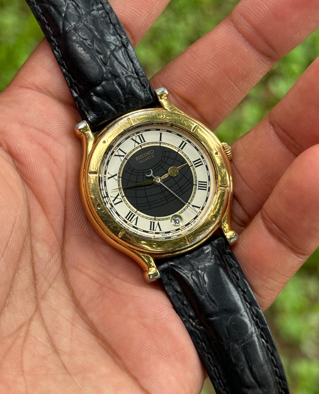 Seiko Quartz "Age of Discovery" 5Y22-6059 35mm Vintage Watch