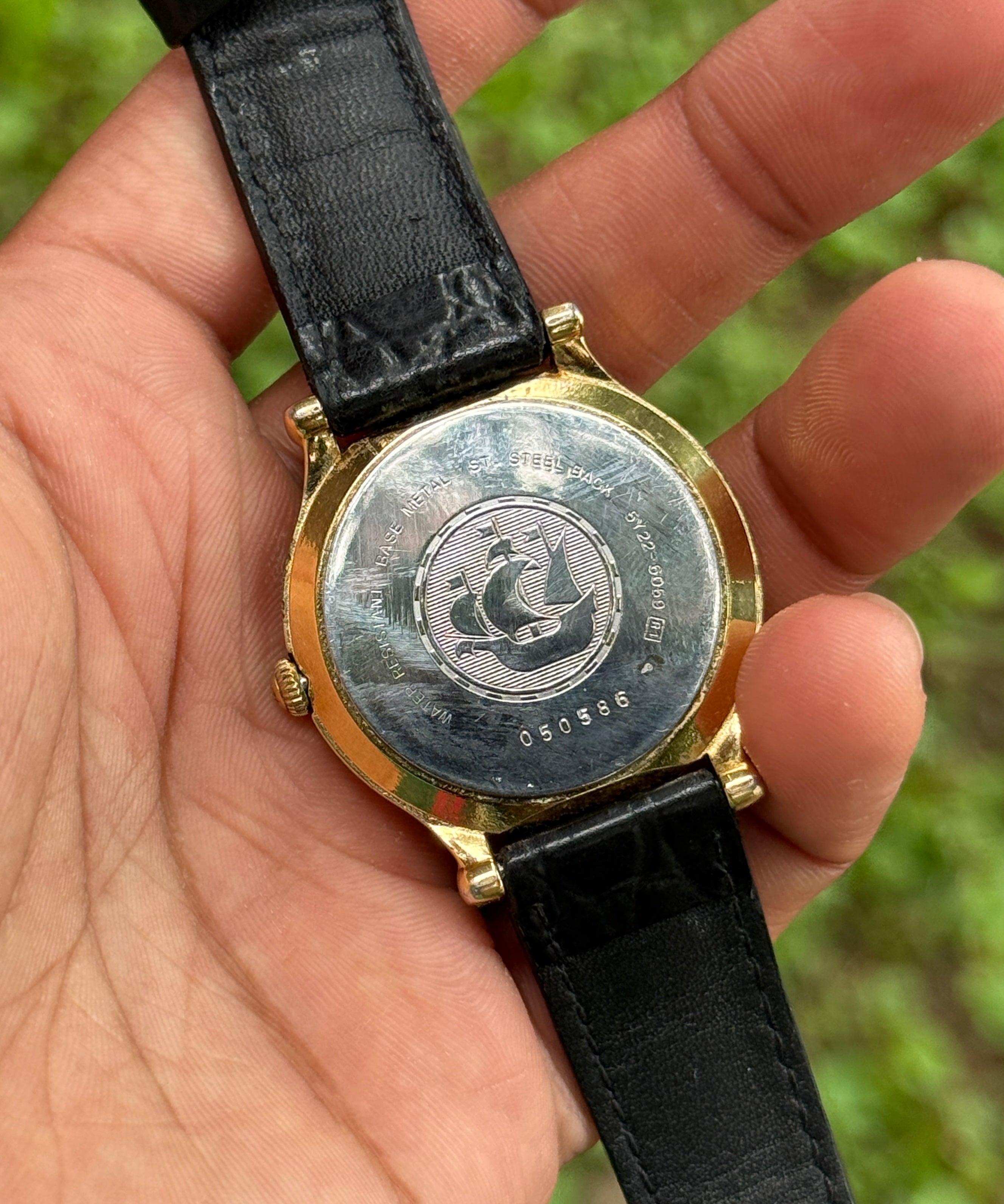 Seiko Quartz "Age of Discovery" 5Y22-6059 35mm Vintage Watch