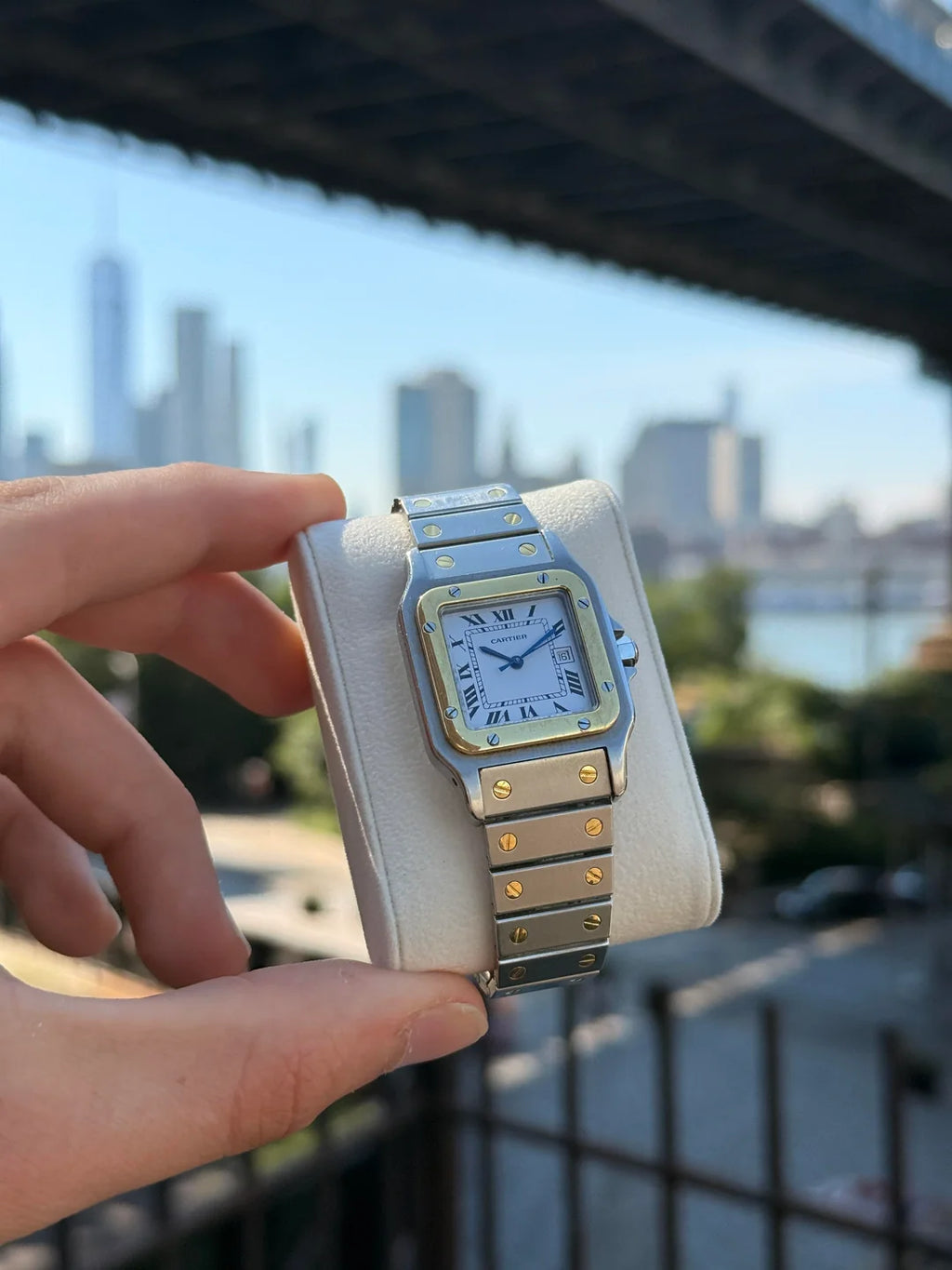 Cartier Santos Galbee 2961 18k/SS