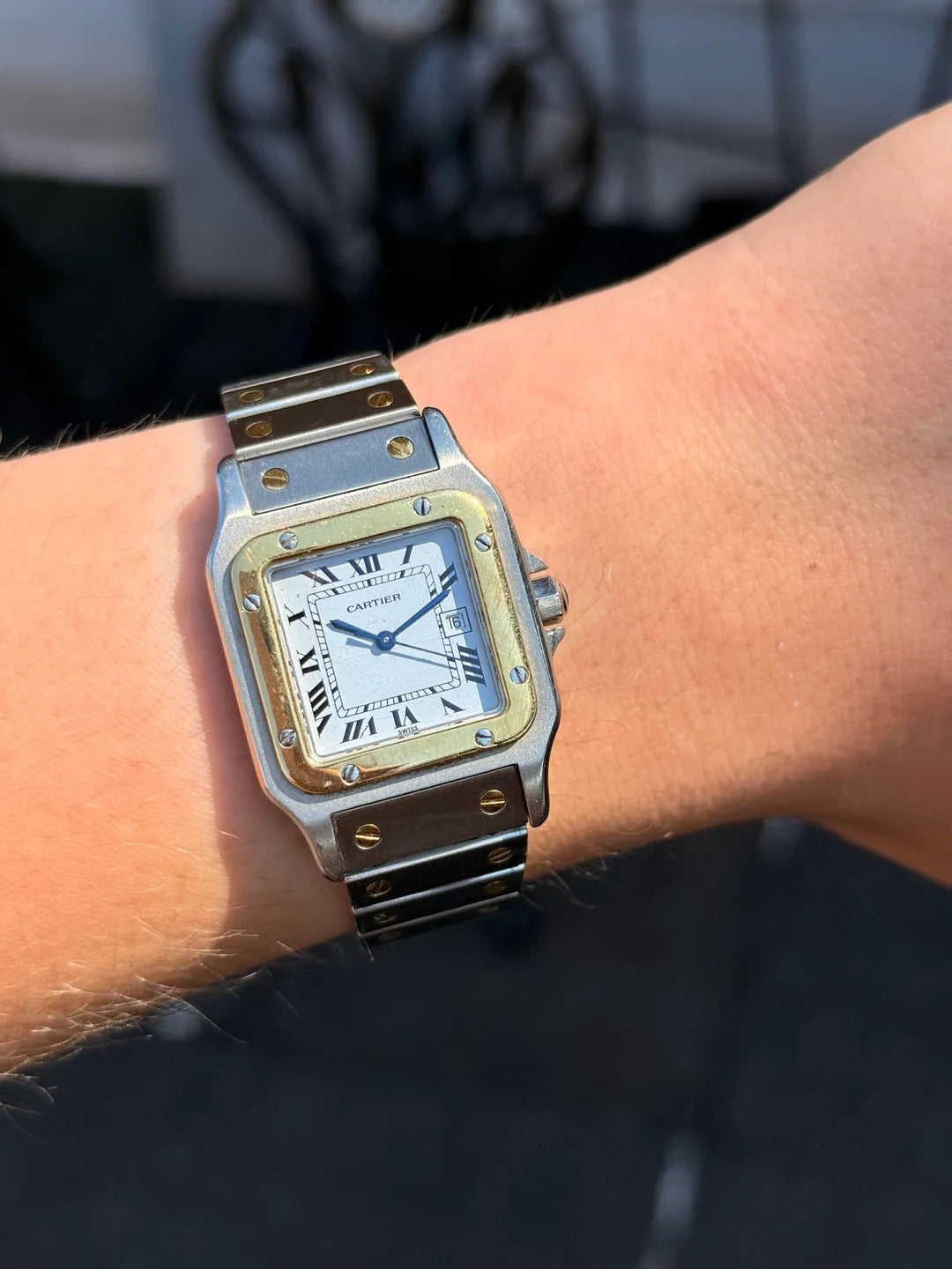 Cartier Santos Galbee 2961 18k/SS
