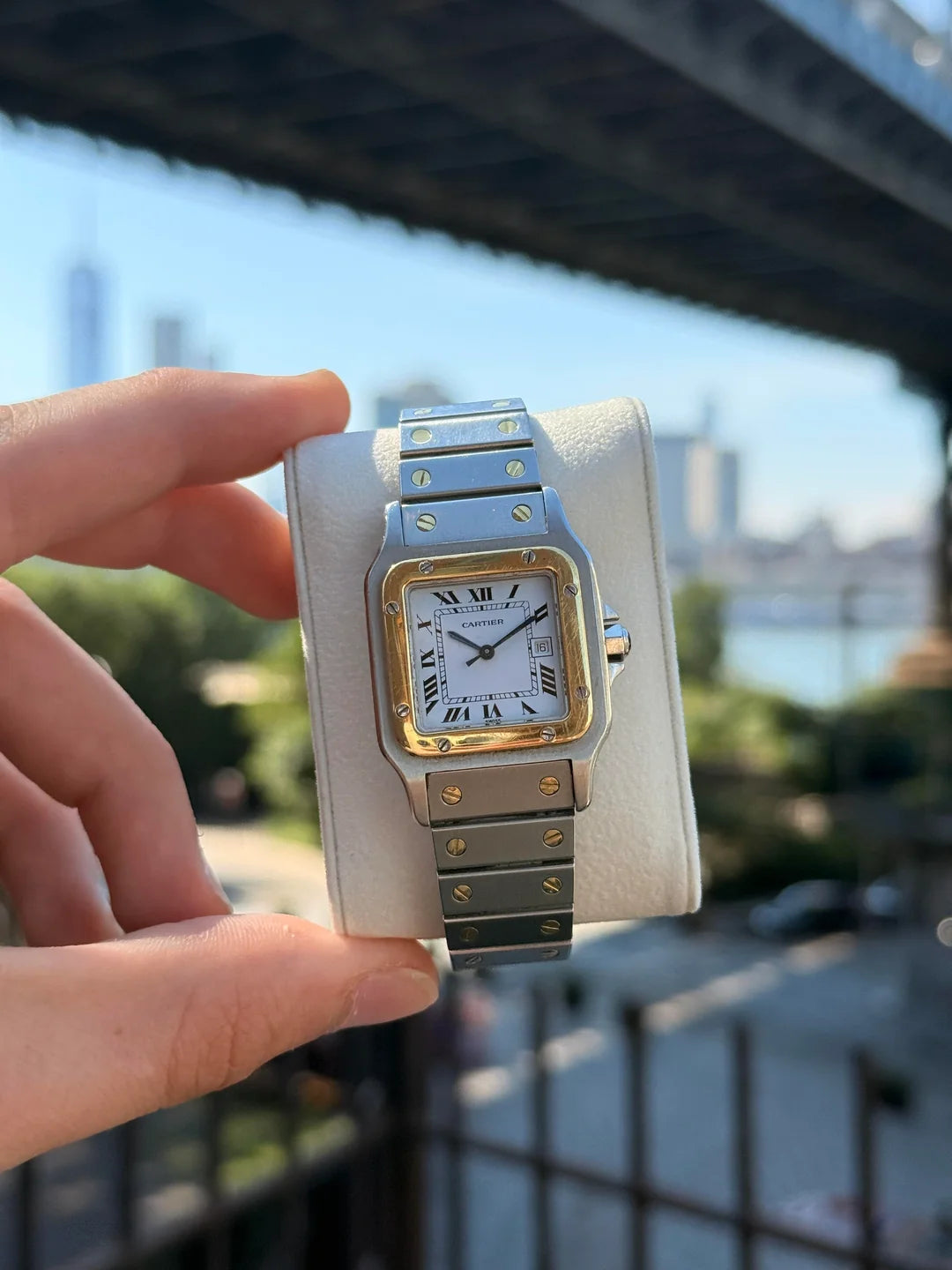Cartier Santos Galbee 2961 18k/SS