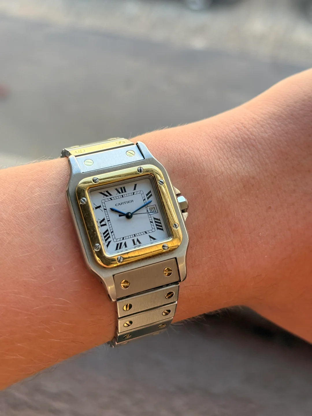 Cartier Santos Galbee 2961 18k/SS
