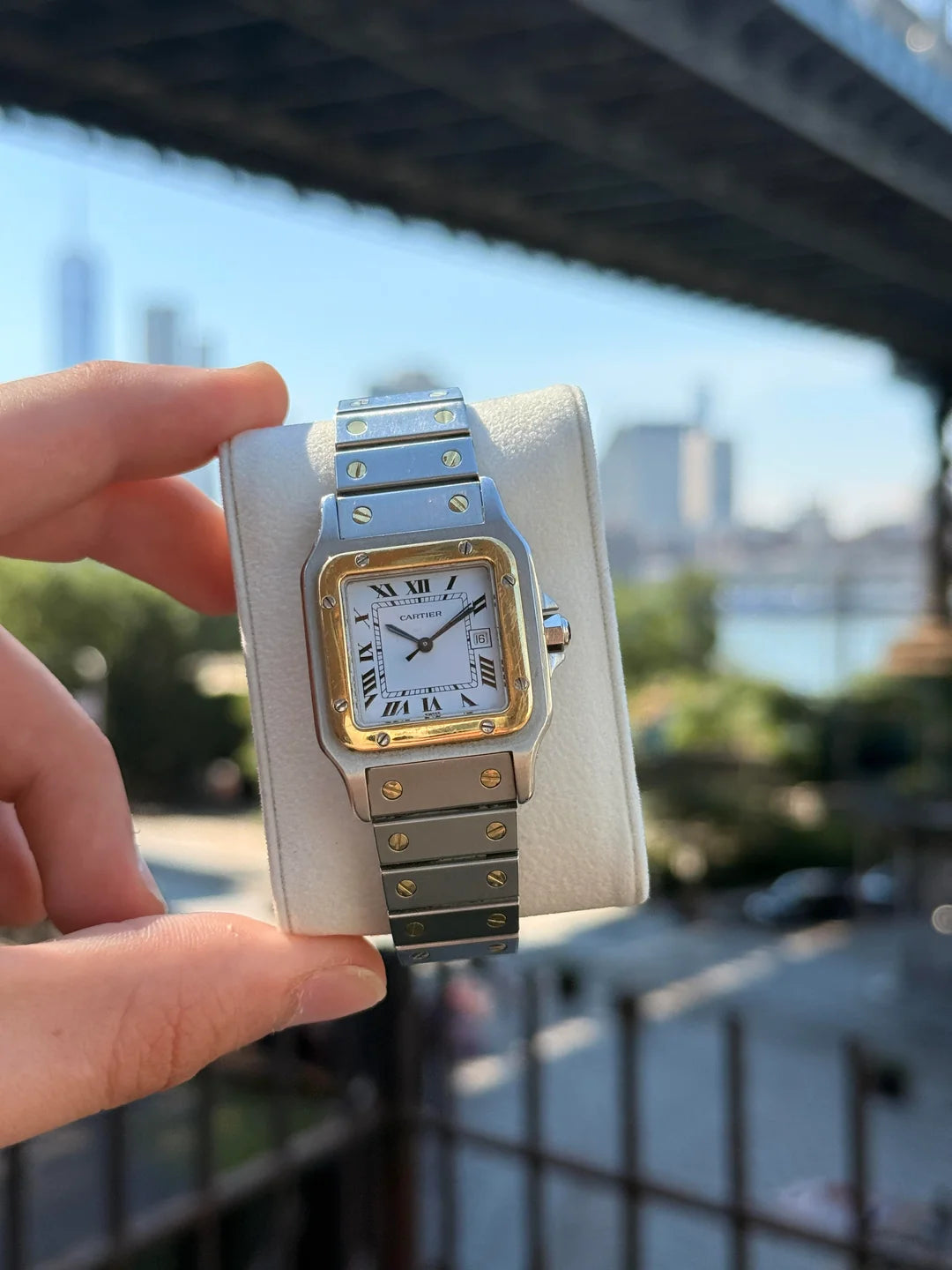 Cartier Santos Galbee 2961 18k/SS