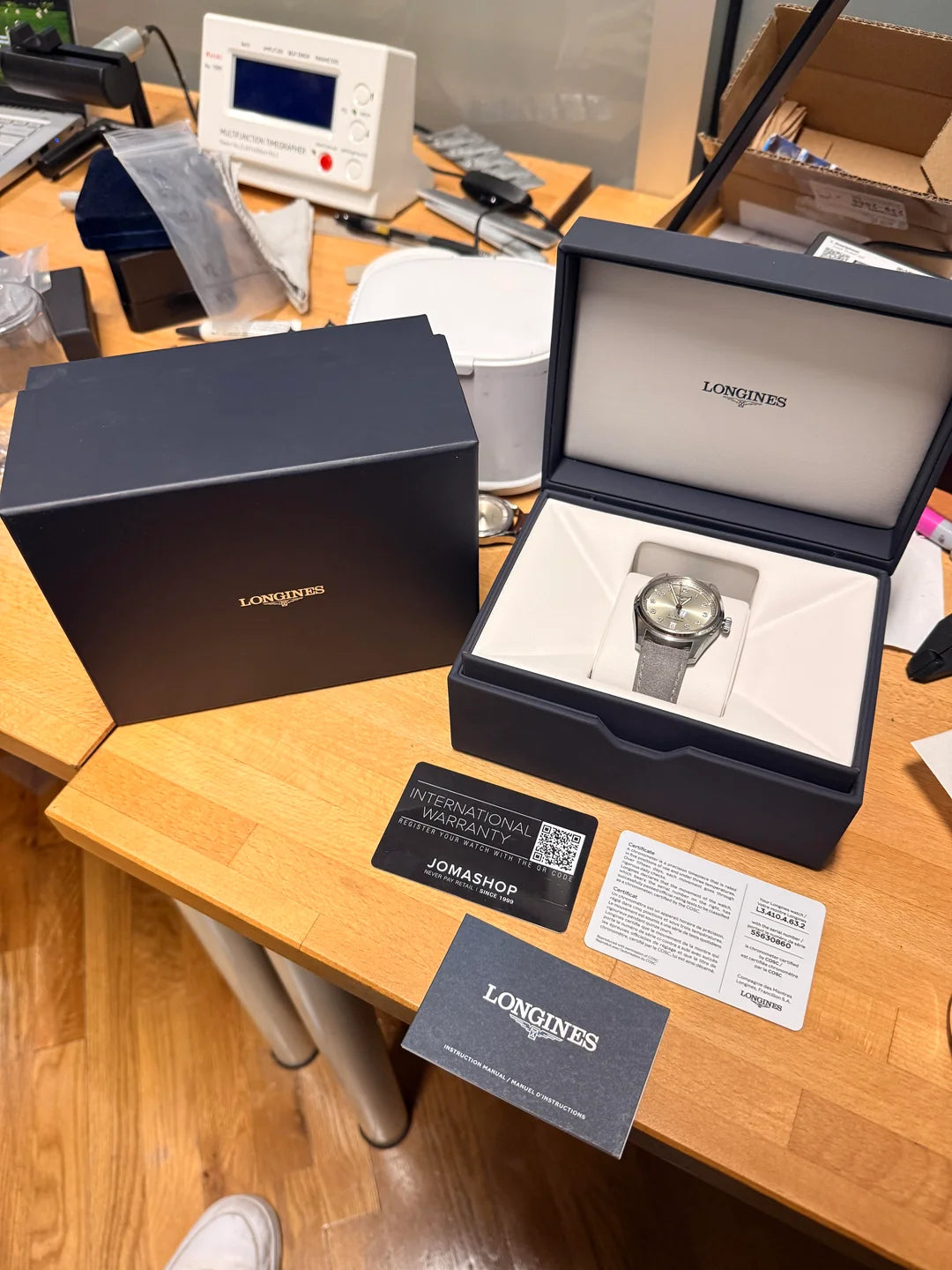 Longines Spirit 37mm L3.410.4.63.2 w/ Box & Papers
