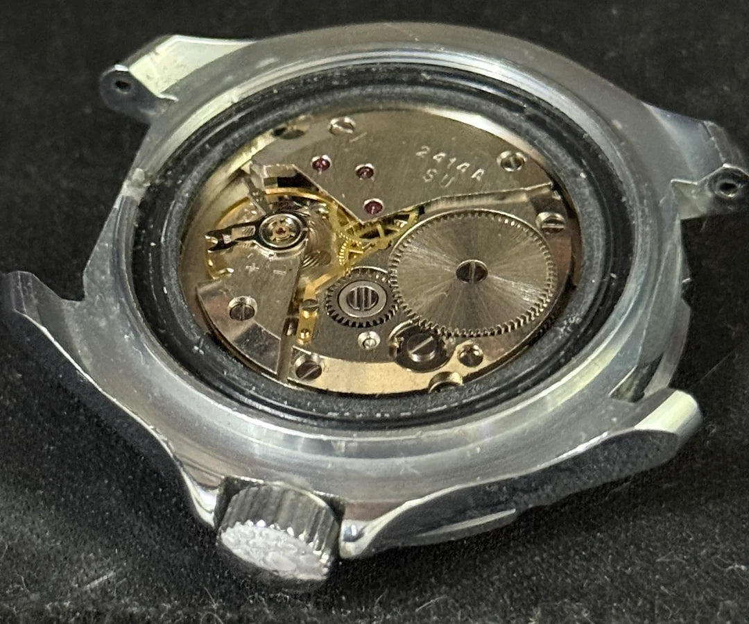 Vostok Amphibia Komandirskie “Heineken” Soviet 2414A Manual Wind Watch